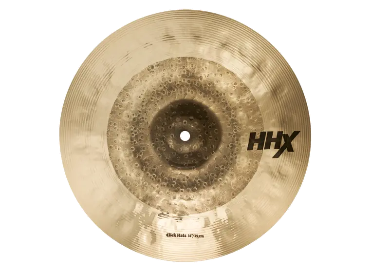 Sabian HHX' 14 Click Hats, Brilliant 11402XBC 